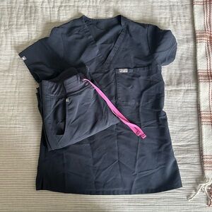 Figs Night Sky Zamora Jogger Size XS & Catarina Top XS